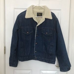 Denim Sherpa Trucker Michael Charles USA size 42
